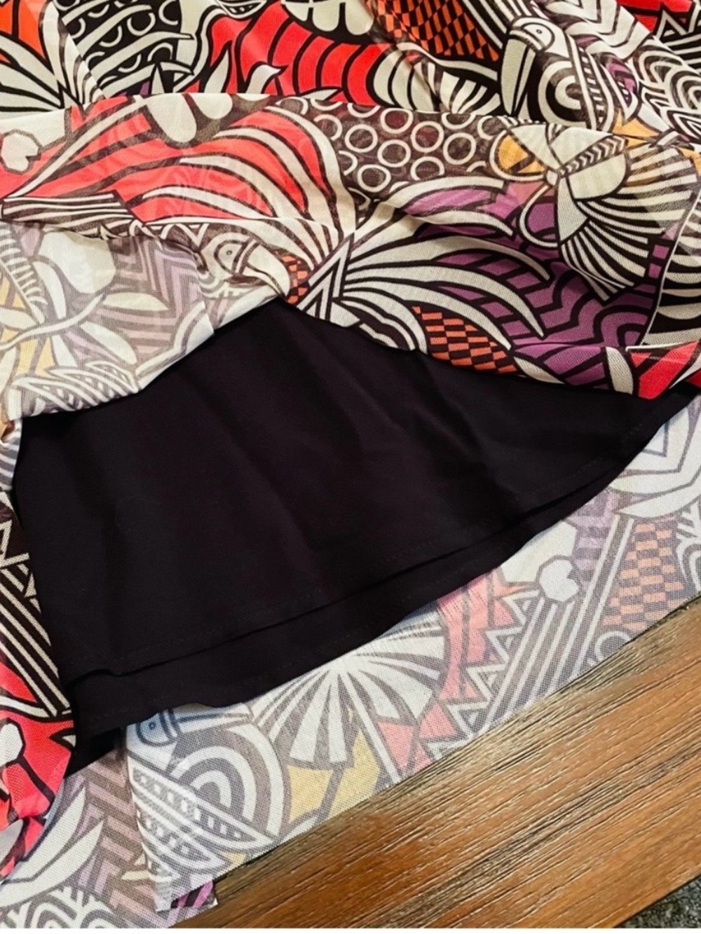 Farm Rio Anthropologie Tropical Print Maxi Skirt - Picture 10 of 11